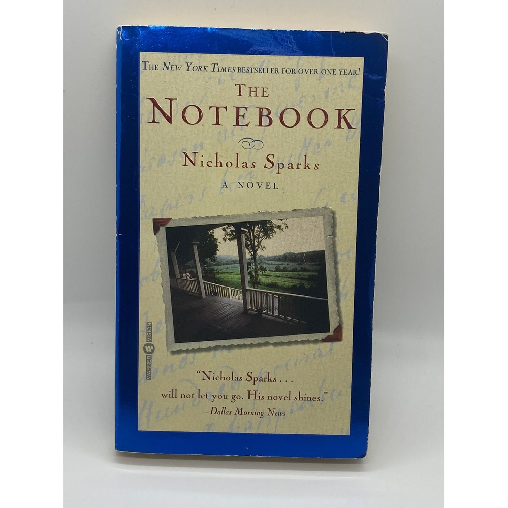 Warner Books The Notebook Adult OS Blue Good Nicholas Sparks Romance Novel